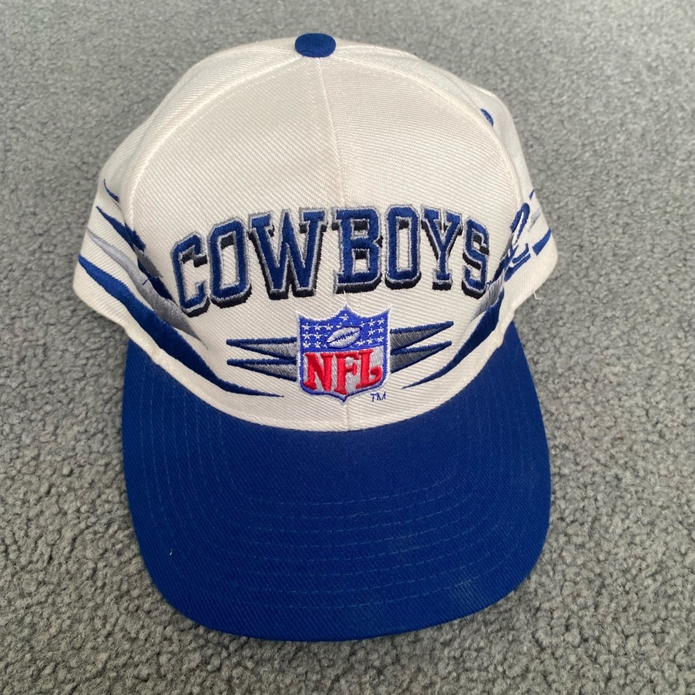 Vintage 90s Logo Athletic Cowboys Diamond SnapBack Hat